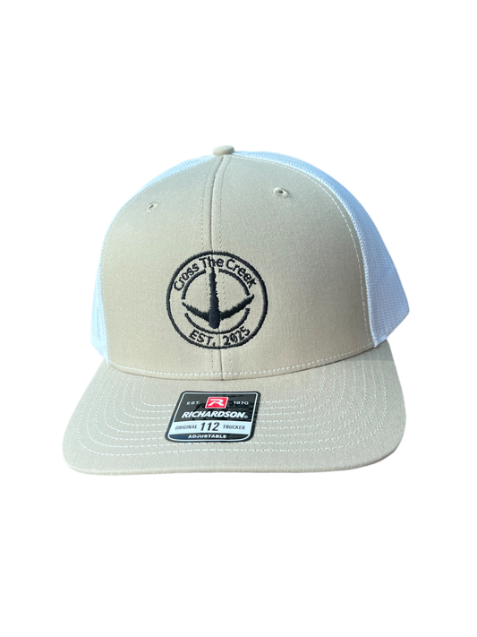 Khaki Hat (Black Stitching)