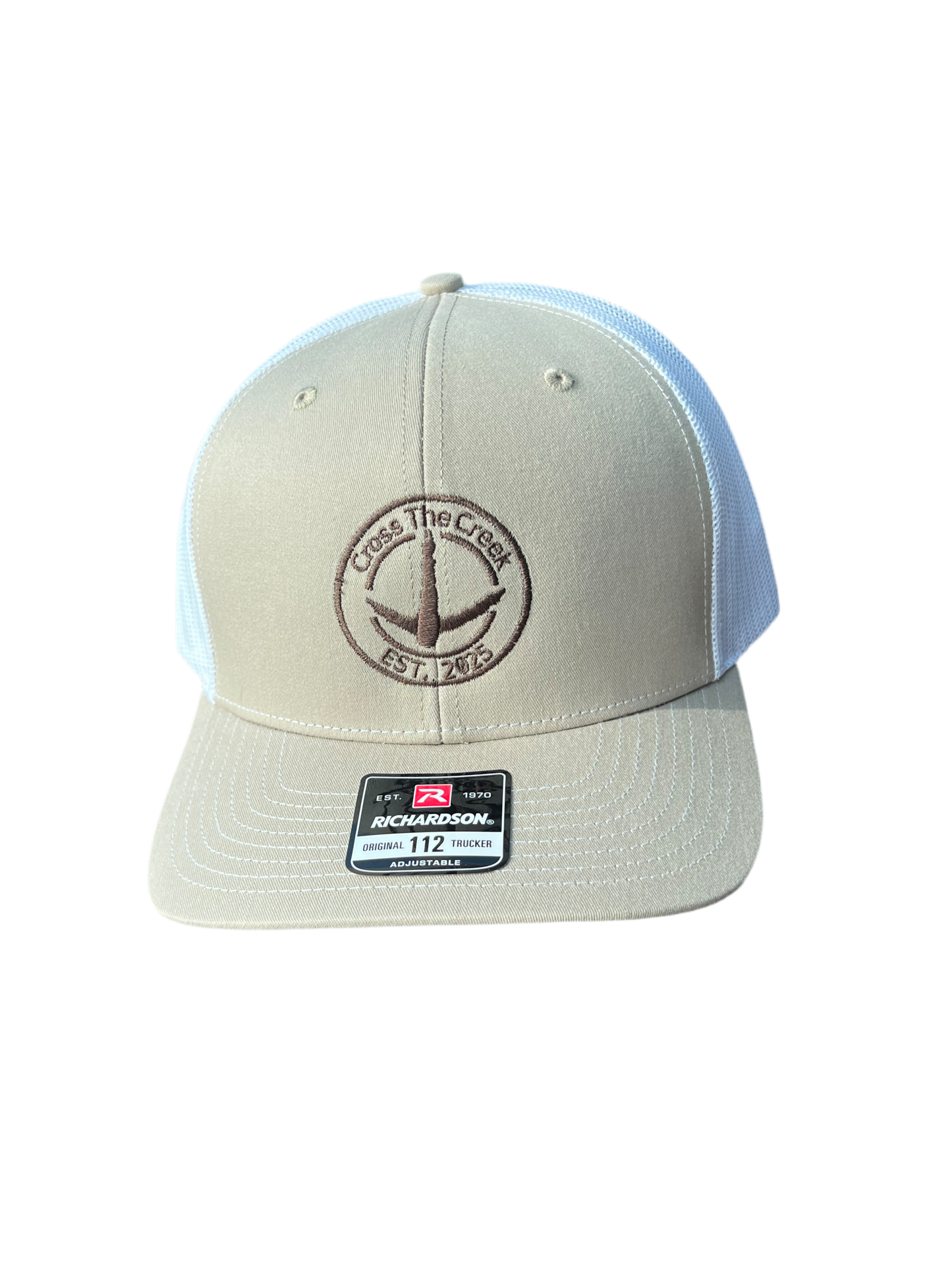 Khaki Hat (Brown Stitching)